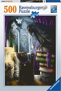 Black cat and raven (500 bita)