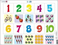 Learn to count: Numbers from 1-10 (10 bita)