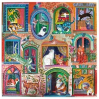 Cats in Window (1000 bita) - Image 2