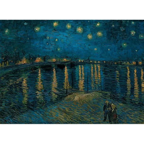 clementoni museum starry night over the rhone 1000 39344 02