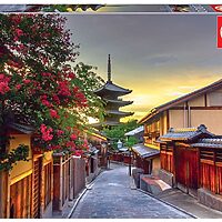 Yasaka Pagoda, Kyoto, Japan (1000 bita)