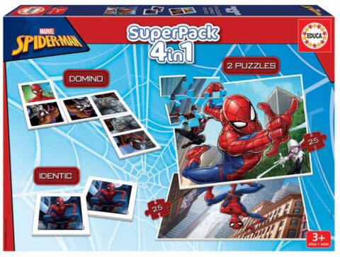 educa superpack 4 in 1 spiderman 01 scaled