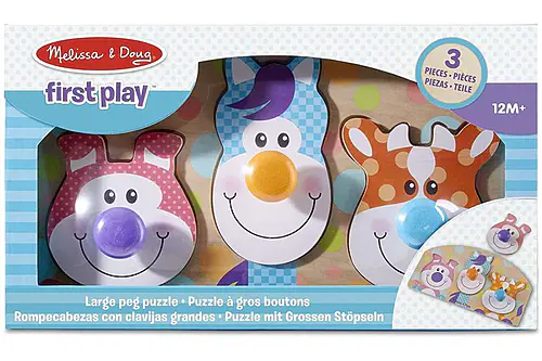First play: Large Peg Puzzle - Farm