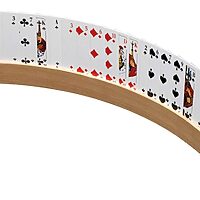 Spilahaldari úr við (bogi 50 cm)