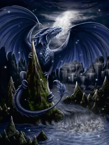 ravensburger the dark blue dragon 1500 02