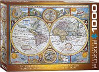 Antique World Map (1000 bita)