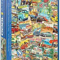 Vintage Travel Collage (1000 bita)