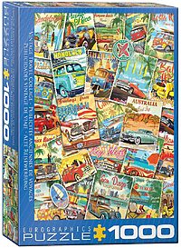 Vintage Travel Collage (1000 bita)
