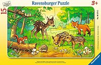 Spjaldapúsl: Animal Babies of the Forest (15 bita)