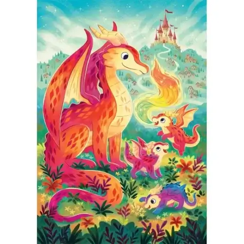 A Dragon Family (60 bitar) - Image 2