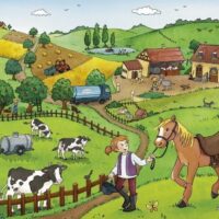 Hard working on the farm  (2x12) - Image 3