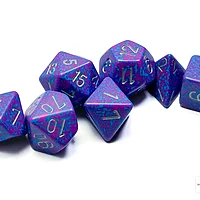 Speckled: Silver Tetra 7-Dice Set - Image 2