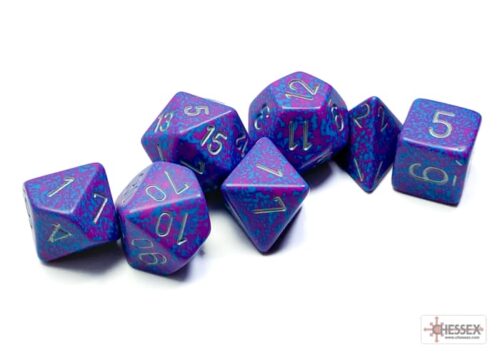 Speckled: Silver Tetra 7-Dice Set - Image 2