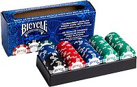 Bicycle 8gr 100Count Clay Poker Chips