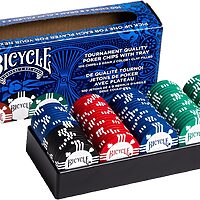Bicycle 8gr 100Count Clay Poker Chips