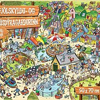 Fjölskyldu- og húsdýragarðurinn (1000 bita)