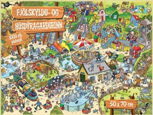 Fjölskyldu- og húsdýragarðurinn (1000 bita)