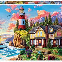 Lighthouse Near the Ocean (3000 bita)
