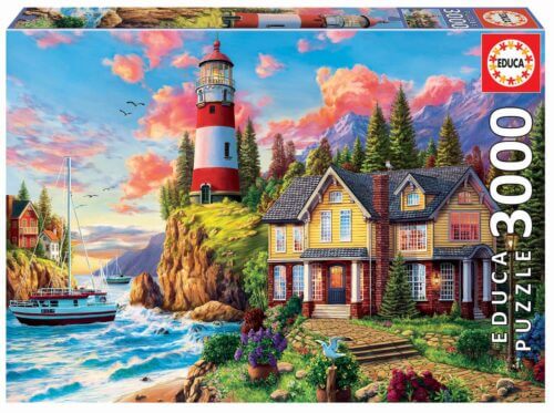 Lighthouse Near the Ocean (3000 bita)