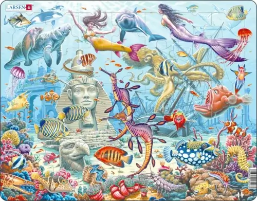 Mermaids in a Mysterious Sunken City