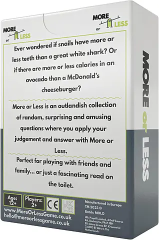 More or Less: How Good is Your Judgement? - Image 2