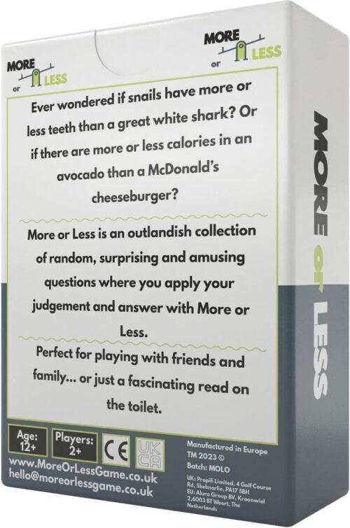 More or Less: How Good is Your Judgement? - Image 2