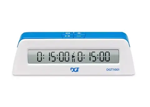 DGT 1001 skákklukka (hvít/blá)