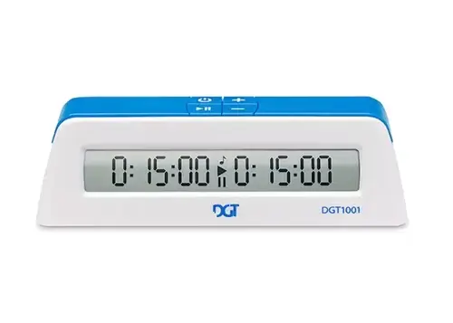 DGT 1001 skákklukka (hvít/blá)