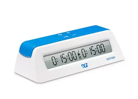 DGT 1001 skákklukka (hvít/blá) - Image 2
