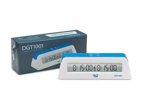 DGT 1001 skákklukka (hvít/blá) - Image 3