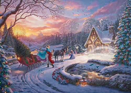 Cinderella Bringing Home the Tree (1000 bita) - Image 2