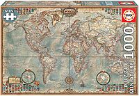 Minature: Political map of the world (1000 bita)