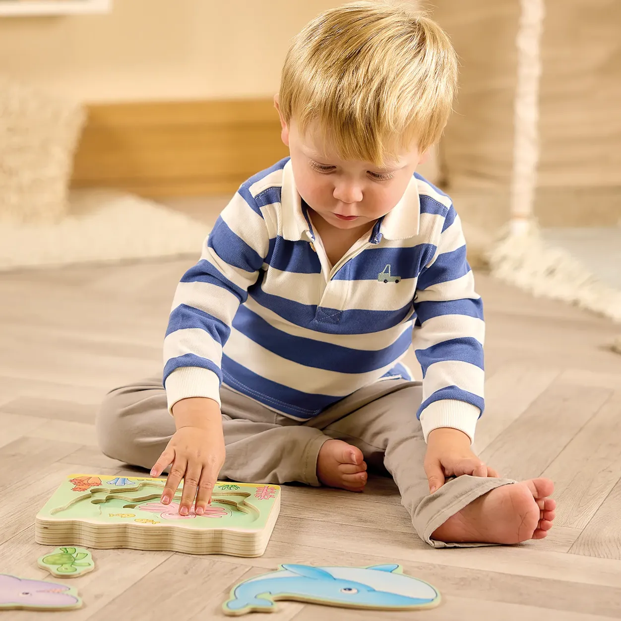 Under the Sea Wooden Nesting Puzzle 3 Under the Sea Wooden Nesting Puzzle - Image 3