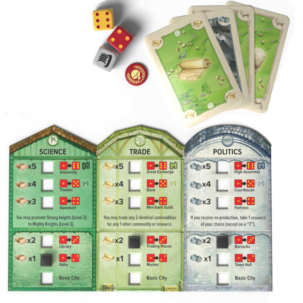 CATAN Cities and Knights Expansion 6th Ed. (enska) 3 CATAN Cities and Knights Expansion 6th Ed. (enska) - Image 3