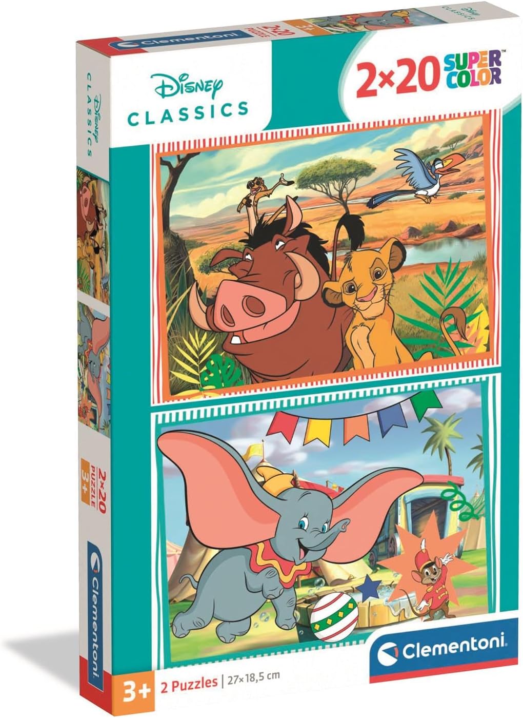 Disney Classic: Lion King og Dumbo (2×20 bita)