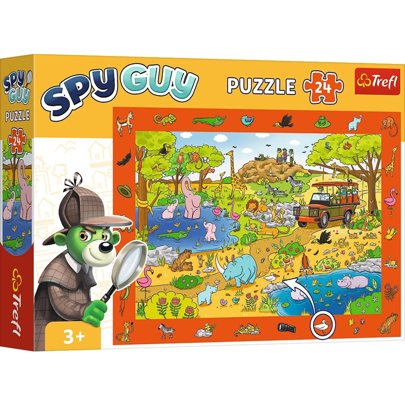 Spy Guy púsl: Safarí (24 bita) 1 Spy Guy púsl: Safarí (24 bita)