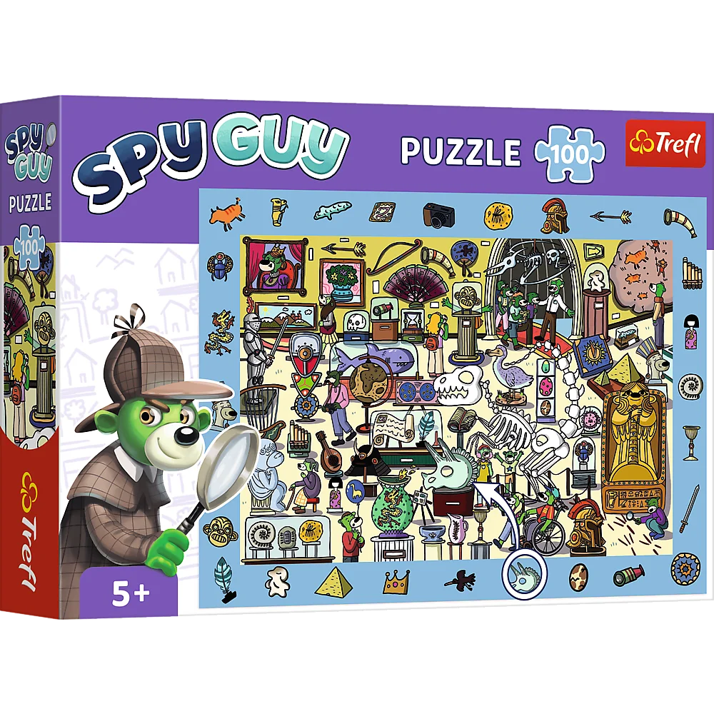 Spy Guy púsl: Safn (100 bita) 1 Spy Guy púsl: Safn (100 bita)
