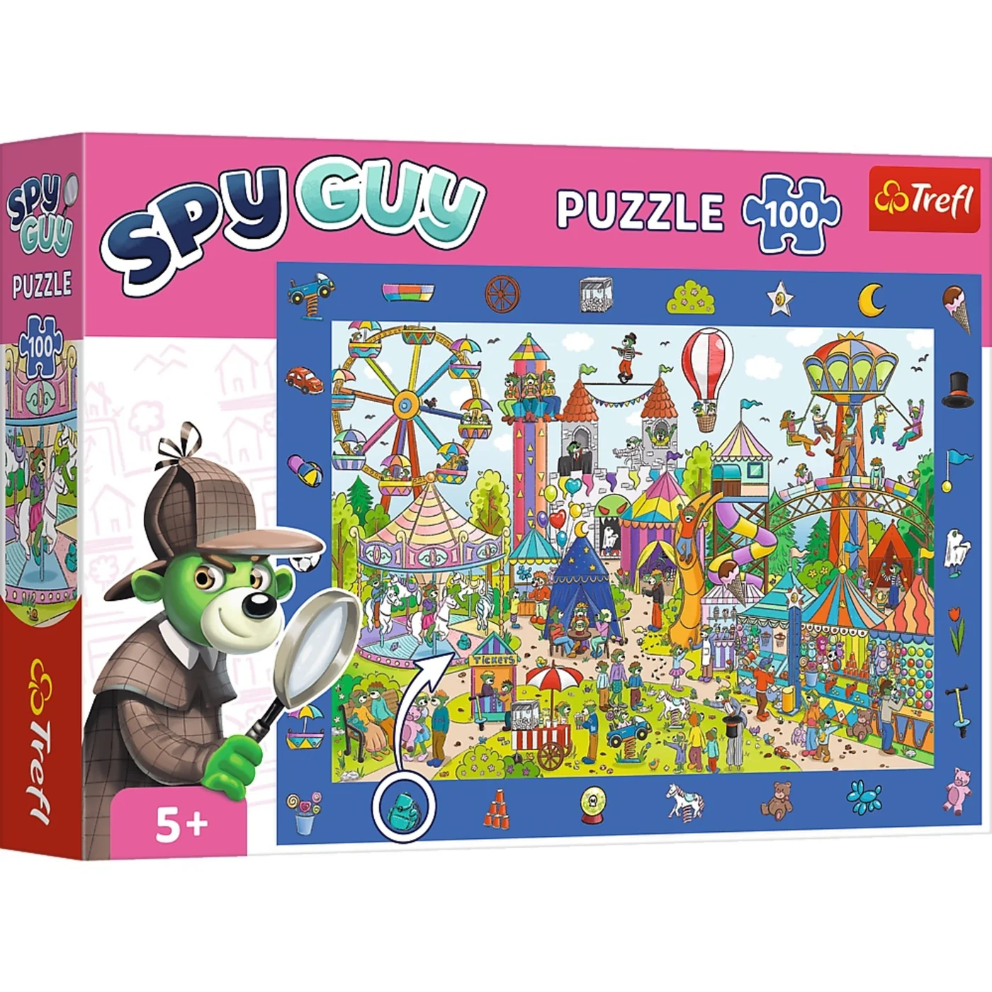 Spy Guy púsl: Skemmtigarður (100 bita) 1 Spy Guy púsl: Skemmtigarður (100 bita)
